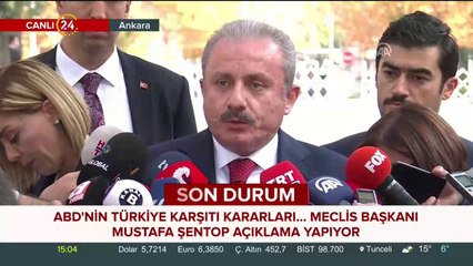 TBMM Başkanı Mustafa Şentop konuşuyor