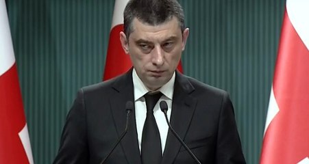 Erdoğan'ın Gürcü Başbakanı ile düzenlediği basın toplantısına çevirmenin hatası damga vurdu