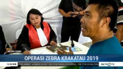 Pelanggar Operasi Zebra di Lampung Disidang di Tempat