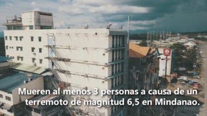 Tres fallecidos a causa del tercer terremoto por encima de magnitud 6 en Filipinas