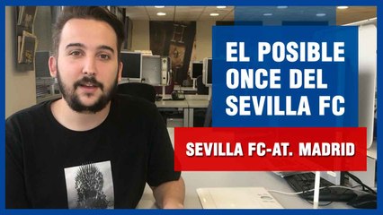 Posible once del Sevilla FC ante el At. Madrid