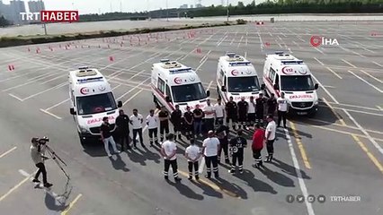 İstanbul'un ambulans sürücülerinin zorlu eğitimi