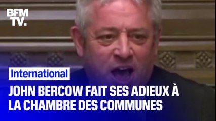 Il ne criera plus "Ordeeeeer", les adieux du truculent speaker John Bercow à la Chambre des communes britannique