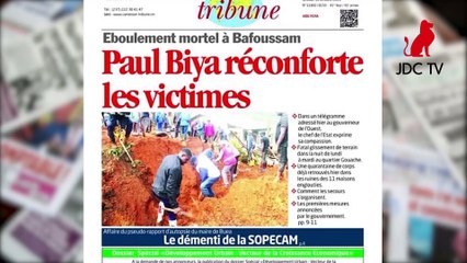 REVUE DE PRESSE CAMEROUNAISE DU 31 OCTOBRE 2019