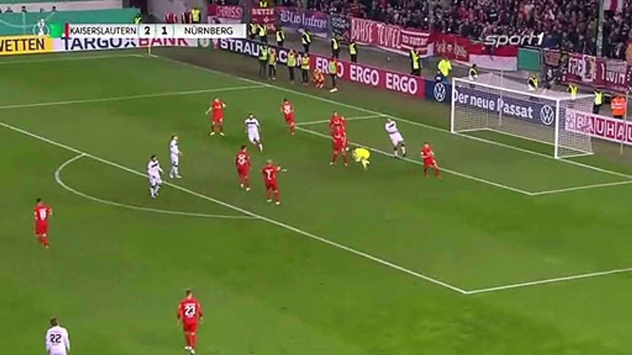 Michael Frey'den Almanya Kupası'nda akıl dolu bir gol