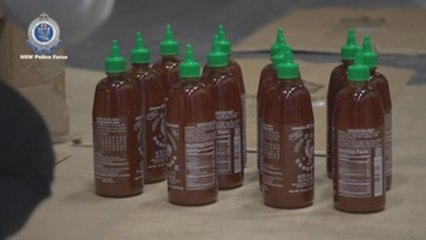 Australia decomisa 400 kilos de "cristal" ocultos en botes de salsa picante
