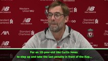 Only Liverpudlians can score winning penalty in front of the Kop - Klopp
