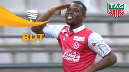 But Dereck KUTESA (14ème) / Stade de Reims - Bourg en Bresse 01 - (2-1) - (REIMS-BBP) / 2019-20