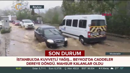 İstanbul'da kuvvetli yağış etkili oluyor