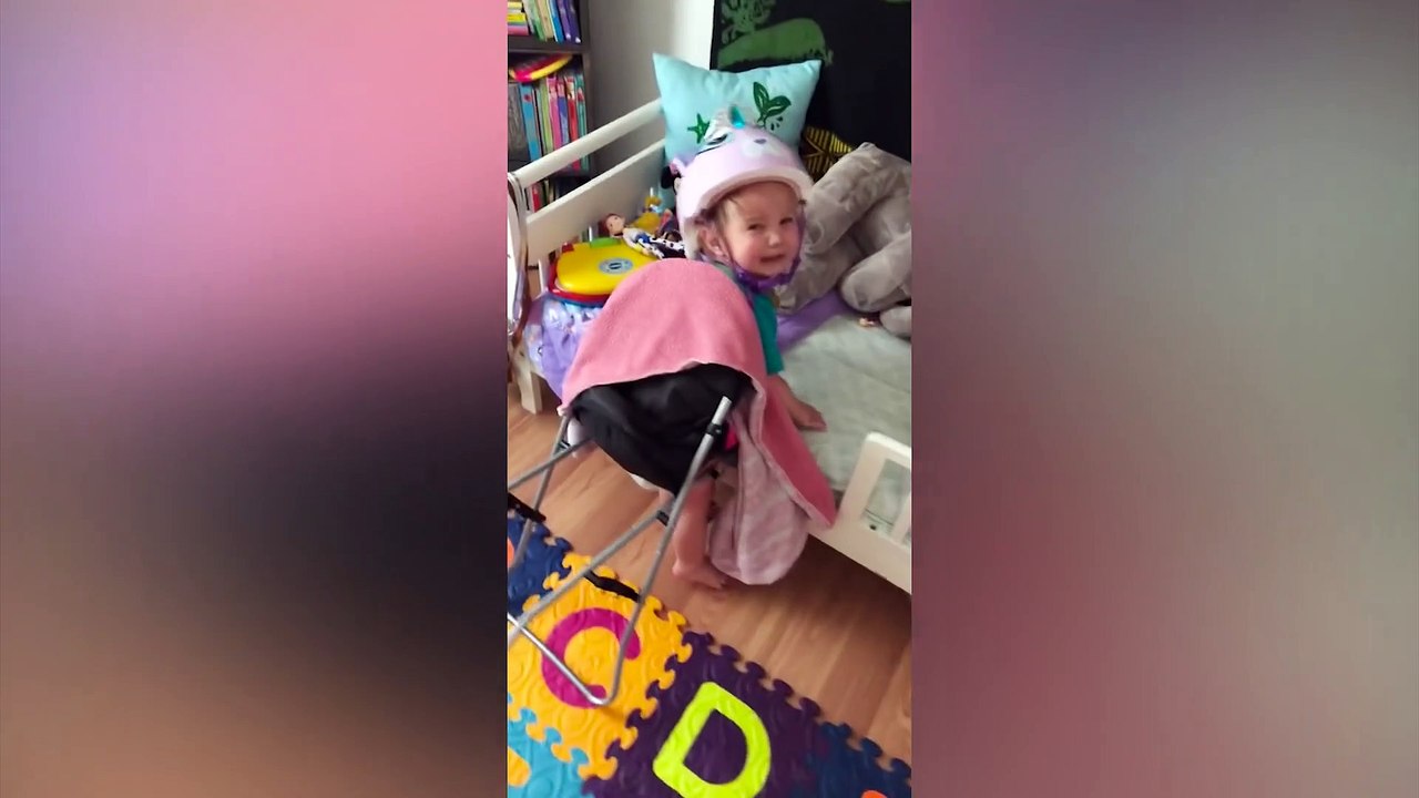 Baby Stucks in Crazy Things - Funny Baby Fails Moments