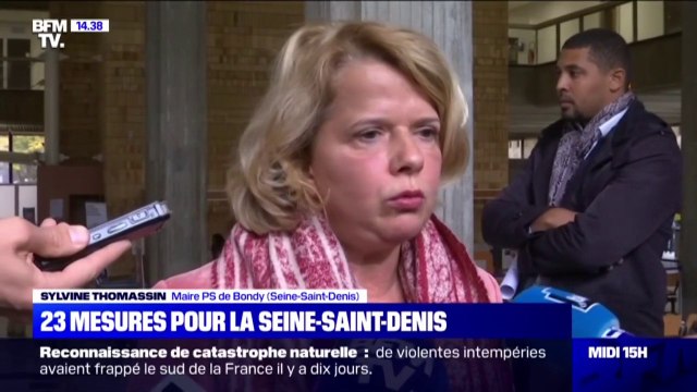 Je suis un peu douchée , la déception de la maire PS de Bondy après l'annonce des 23 mesures du gouvernement pour la Seine-Saint-Denis