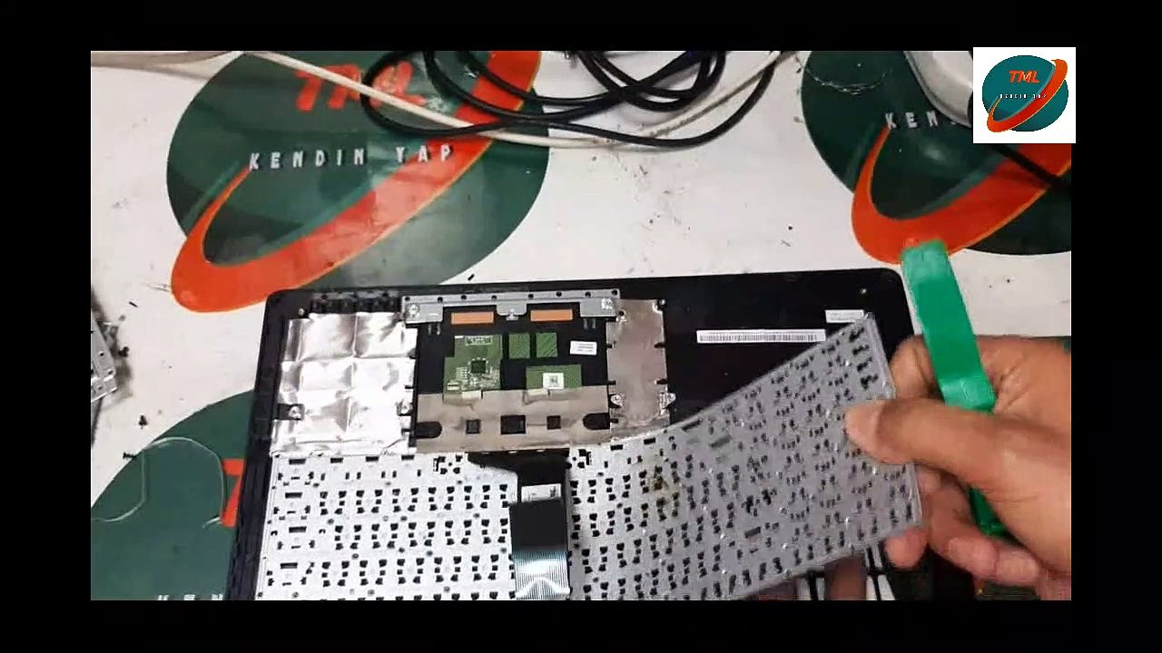 asus x550c klavye değişimi