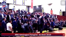 MKE Ankaragücü kongresinde borçları soran delege darp edilerek kürsüden indirildi