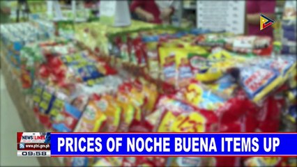 Prices of noche buena items up