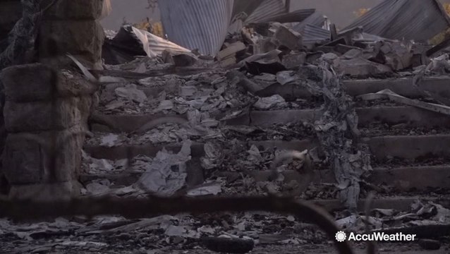 Winery destroyed as a result of wildfires