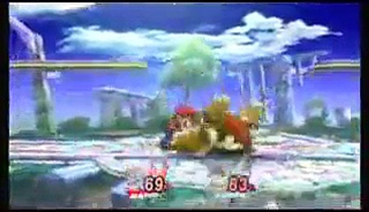 Super Smash Bros. Brawl - Mario VS Bowser