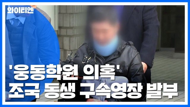 법원, '웅동학원 의혹' 조국 동생 구속영장 발부 / YTN