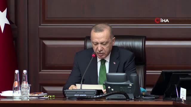 Cumhurbaşkanı Erdoğan, AK Parti Büyükşehir ve İl Belediye Başkanları ile bir araya geldi