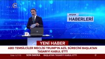 Trump'ın azil sürecini başlatan tasarı kabul edildi