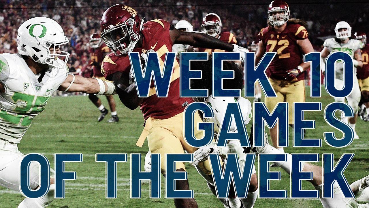 Week 10: College Football Games of the Week