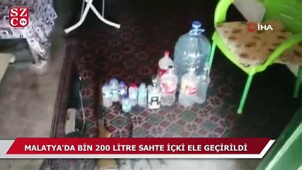 Malatya'da ele geçirildi! Tam bin 200 litre...
