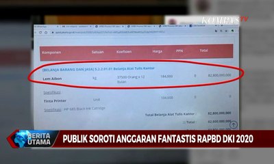 Publik Soroti Anggaran RAPBD DKI 2020