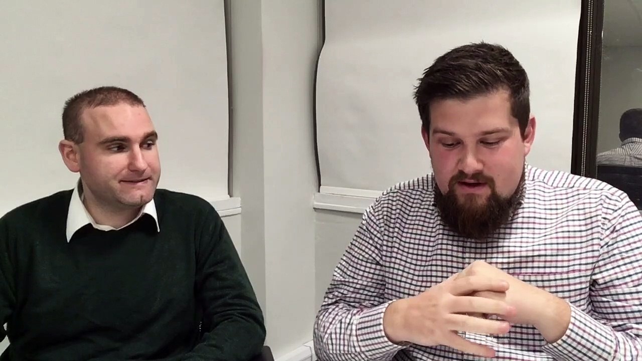 Sheffield Star football writers Dom Howson and...