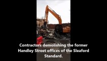 Going, going, gone - former Sleaford Standard offices demolished