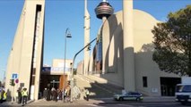 Almanya'daki Diyanet İşleri Türk İslam Birliği Genel Merkezi'ne bomba ihbarı - KÖLN