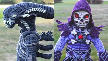 Mom Crochets Masterful Halloween Costumes For Her Boys