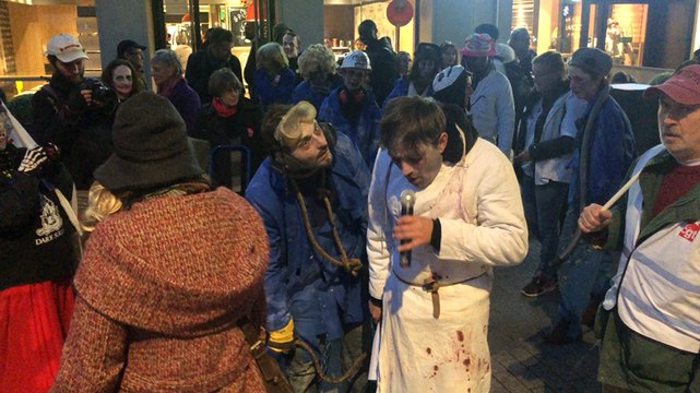 Les « chômorts vivants » défilent contre la réforme de l’assurance chômage