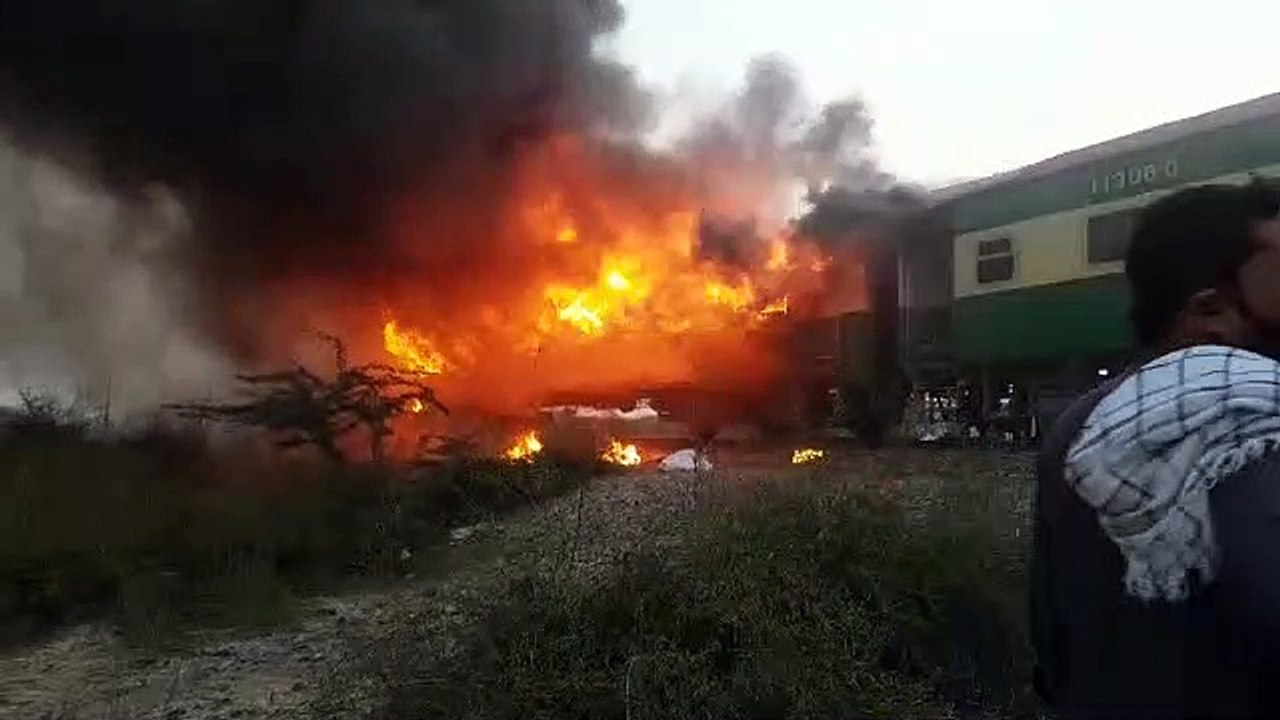 Burning Train of the World