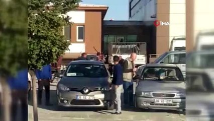 Kağızman'da taşlı, sopalı meydan kavgası kamerada