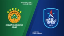 Panathinaikos OPAP Athens - Anadolu Efes Istanbul Highlights | Turkish Airlines EuroLeague, RS Round 6