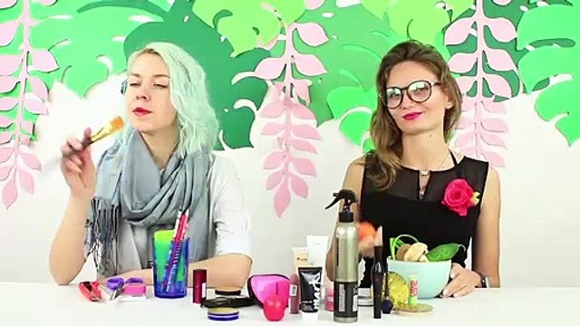 RETO MAQUILLAJE CON COMIDA Y ÚTILES ESCOLARES