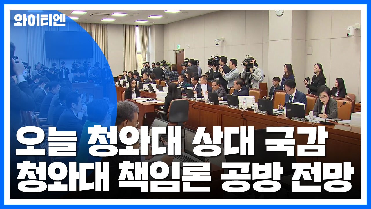 국회 운영위, 오늘 청와대 상대 국감...청와대 책임론 공방 전망 / YTN