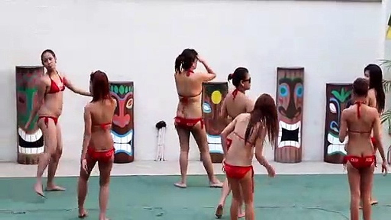Miss Bacardi Swimsuit Competition and Pool Party - Angeles City , Philippines - Score Birds Pool Party