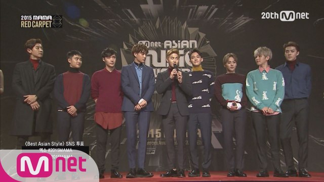 [2015MAMA] Redcarpet _ 엑소(EXO)