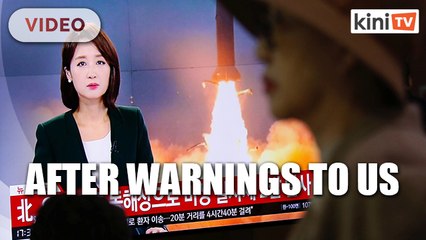 North Korea launches two suspected missiles
