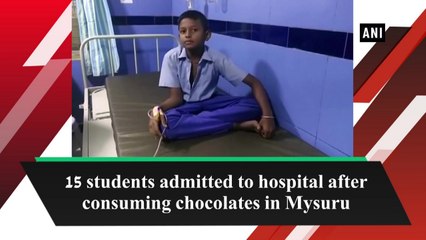 15 Students admitted to hospital after consuming chocolates in Mysuru