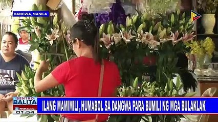 Download Video: Ilang mamimili, humabol sa Dangwa para bumili ng mga bulaklak #Undas2019