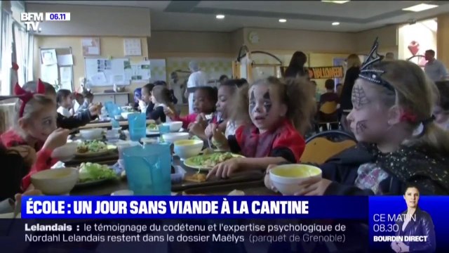 Une fois par semaine, les cantines scolaires doivent désormais servir un repas végétarien