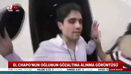 El Chapo'nun oğlunun yakalanma görüntüleri yayınlandı