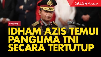 Usai Dilantik, Kapolri Idham Aziz Temui Panglima TNI Hadi Tjahjanto Secara Tertutup
