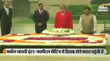 मोदी ने मर्केल का स्वागत किया, भारत-जर्मनी के बीच डेलिगेशन स्तर की बातचीत शुरू