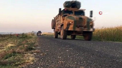 Devriye öncesi sınır hattına tank sevkiyatı