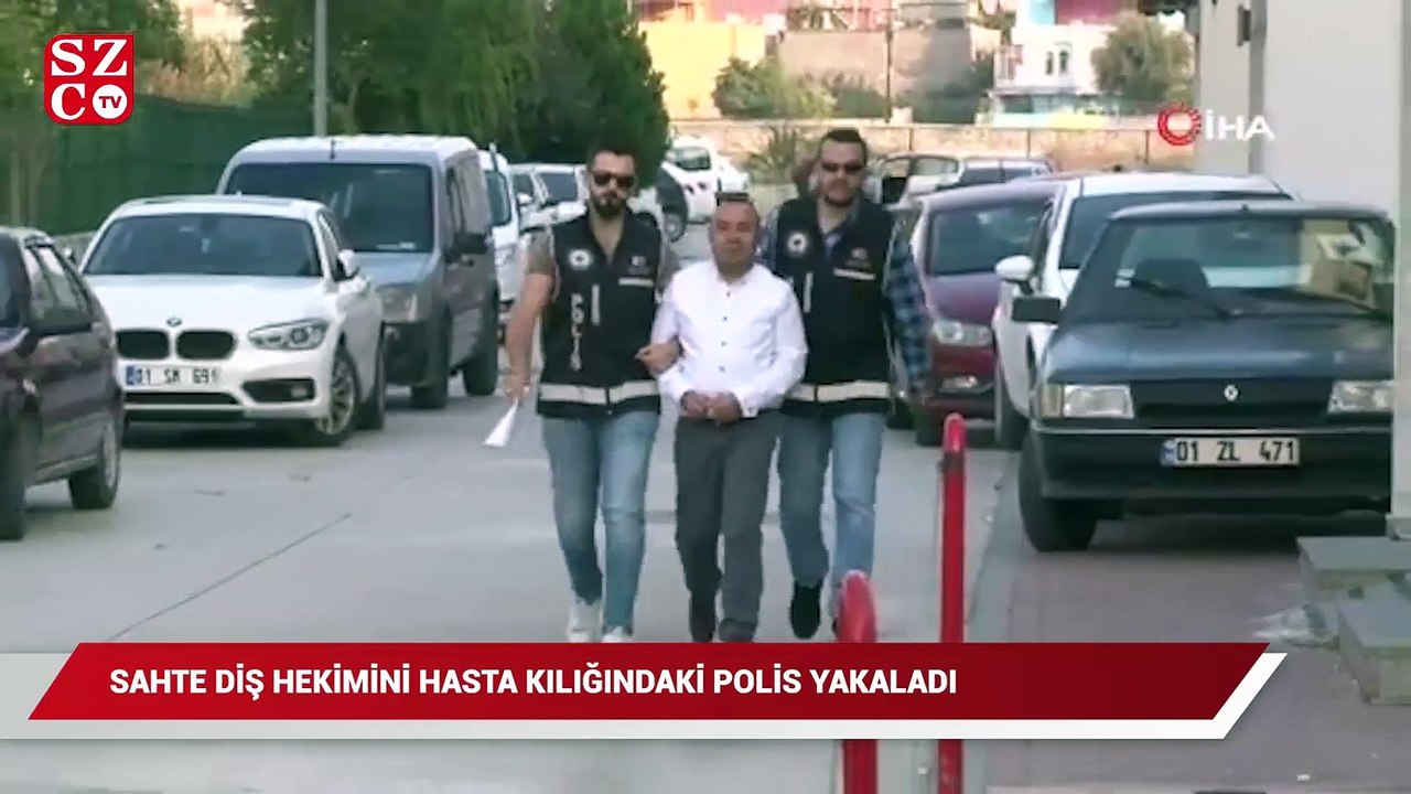 Sahte diş hekimini hasta kılığındaki polis yakaladı