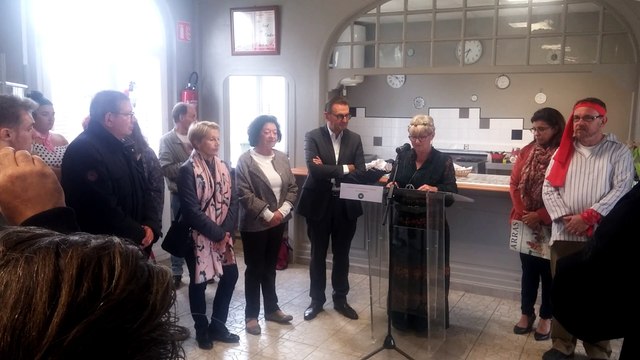 Vernissage de l'exposition photo des 50 ans du quartier de l’Hippodrome - Discours de Françoise Trabouillet de Pause café