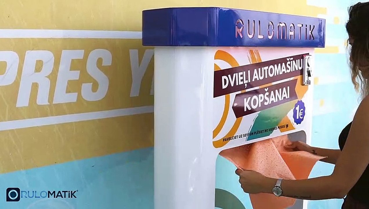 Rulomatik Car Drying Cloth Vending Machine