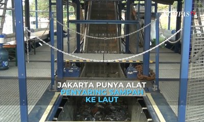 Wih! Pertama Kalinya Jakarta Punya Alat Penyaring Sampah
